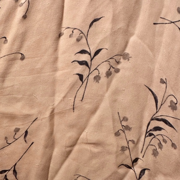 VTG Ralph Lauren Cream Floral A-Line Skirt 100% Silk - Sz 6 - Picture 4 of 4